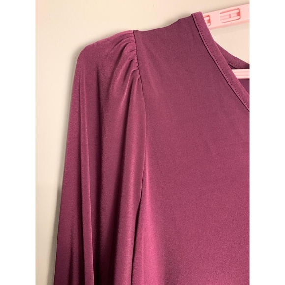 NWT Torrid Studio Knit‎ V-Neck Puff Long Sleeve Top 1X - Picture 11 of 12